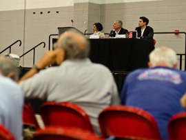 beatriz, richard, mike at the March 2012 public hearing